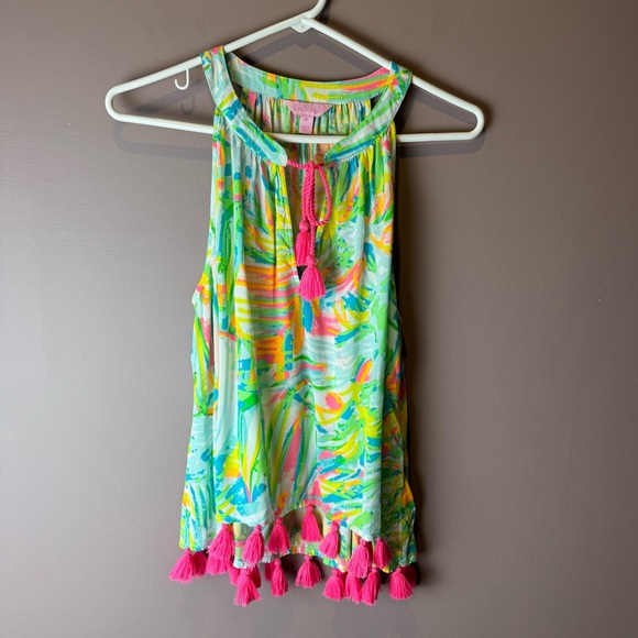 Lilly Pulitzer Sea Salt and Sun Roxi Top M 27124 - Picture 2 of 10